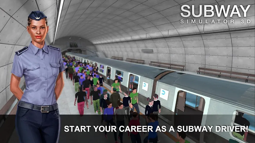 Subway Simulator 3D  [МОД Много денег] Screenshot 1