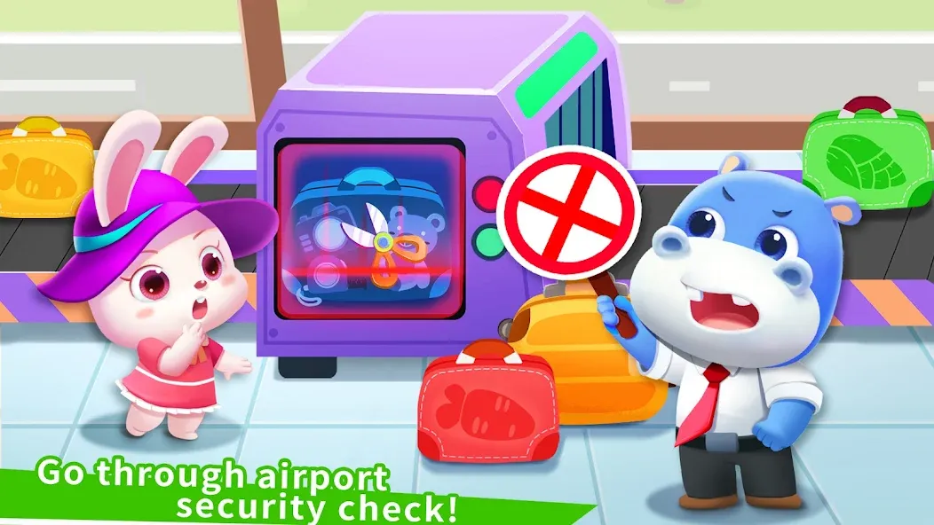 Baby Panda's Airport  [МОД Unlocked] Screenshot 3