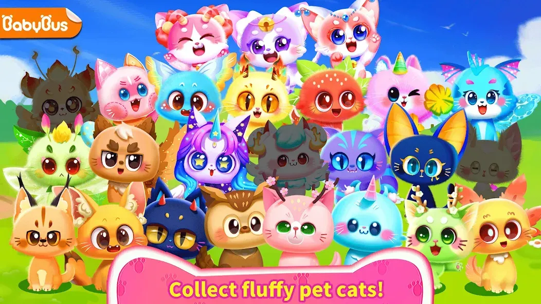 Little Panda's Cat Game  [МОД Unlimited Money] Screenshot 1