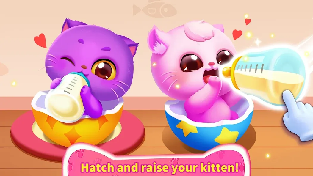 Little Panda's Cat Game  [МОД Unlimited Money] Screenshot 2