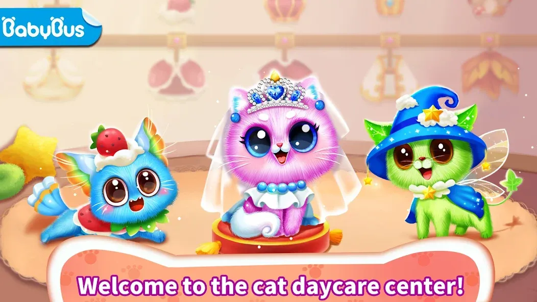 Little Panda: Baby Cat Daycare  [МОД Бесконечные монеты] Screenshot 1