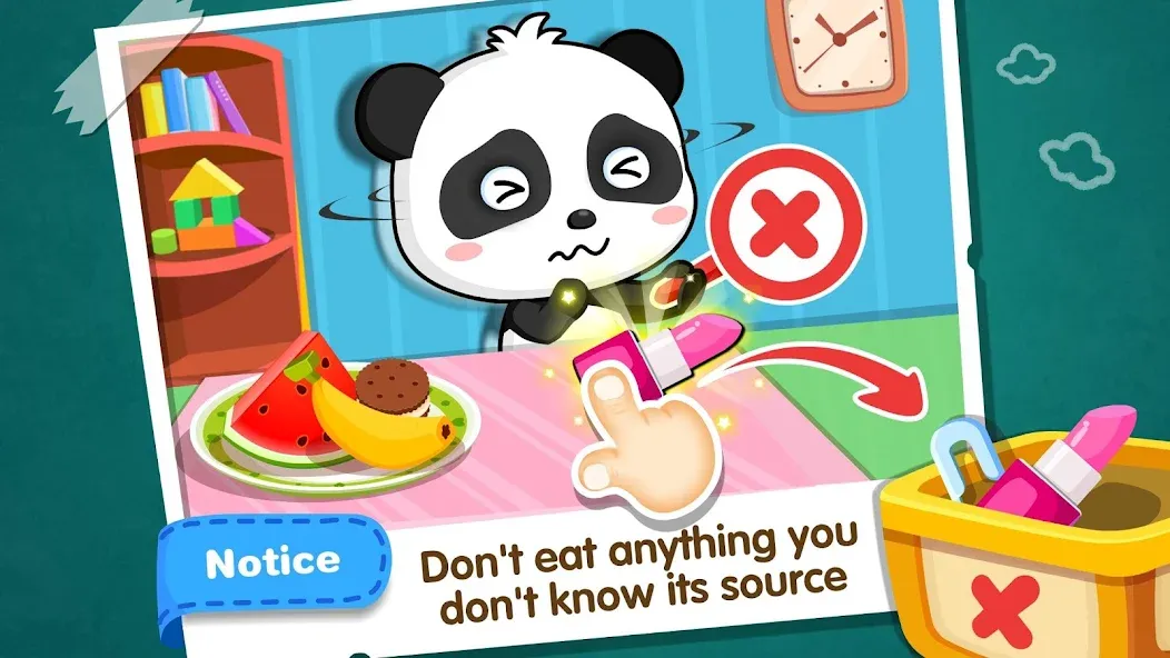 Baby Panda Home Safety  [МОД Бесконечные деньги] Screenshot 2