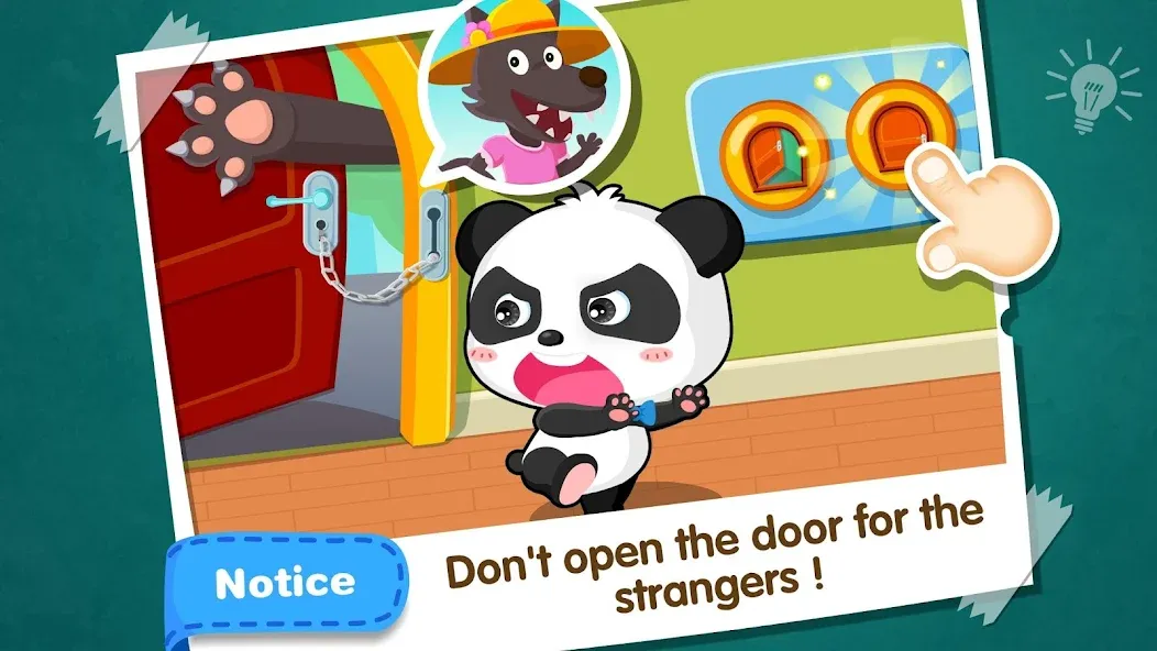 Baby Panda Home Safety  [МОД Бесконечные деньги] Screenshot 3