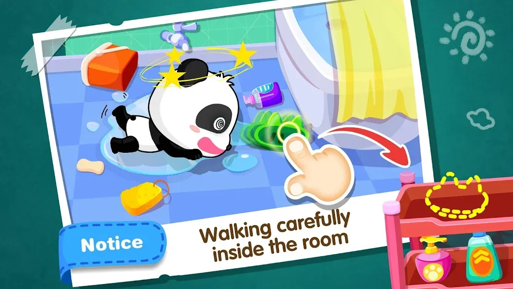 Baby Panda Home Safety  [МОД Бесконечные деньги] Screenshot 4