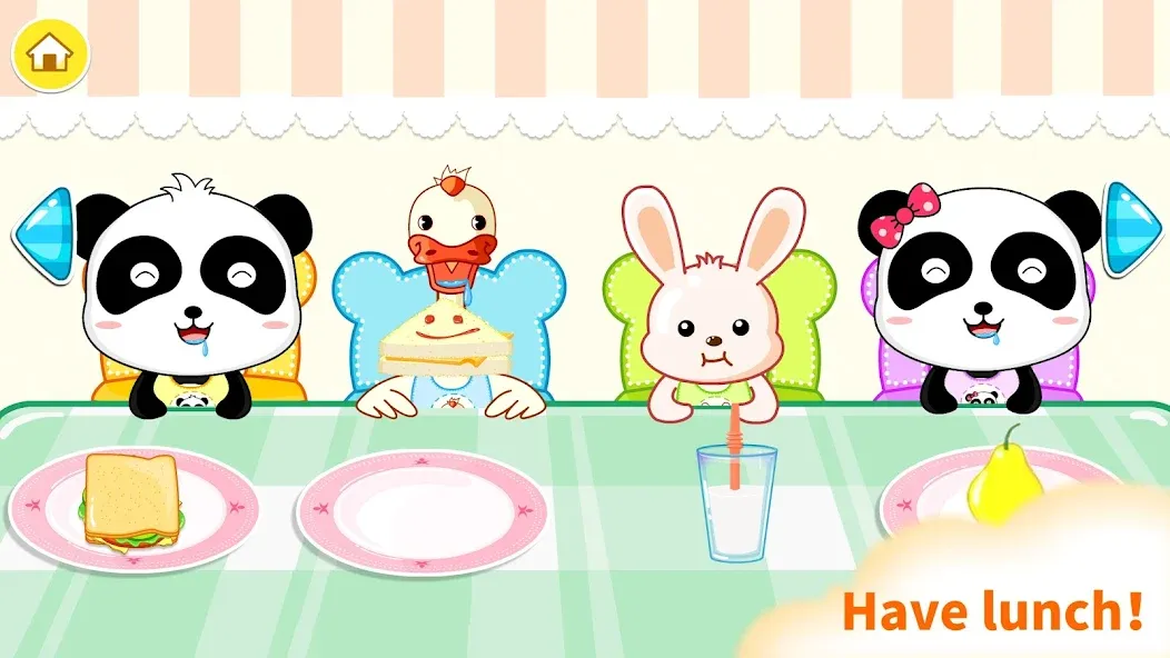 Baby Panda Kindergarten  [МОД Бесконечные монеты] Screenshot 3