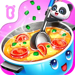 Взломанная Baby Panda's Kitchen Party  [МОД Unlocked] - полная версия apk на Андроид