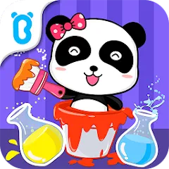 Скачать взломанную Baby Panda's Color Mixing  [МОД Много монет] - стабильная версия apk на Андроид