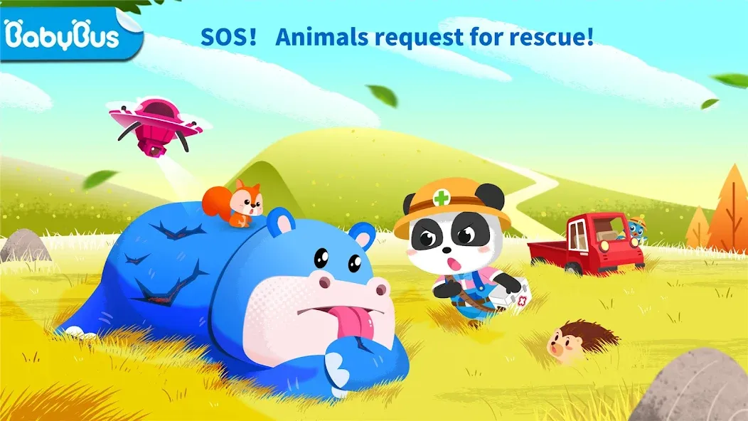 Baby Panda: Care for animals  [МОД Menu] Screenshot 1