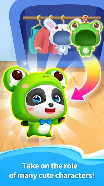Talking Baby Panda-Virtual Pet  [МОД Unlocked] Screenshot 2