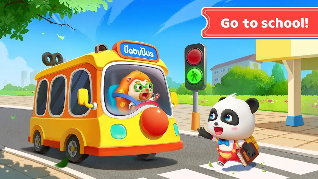 Baby Panda's School Bus  [МОД Меню] Screenshot 4