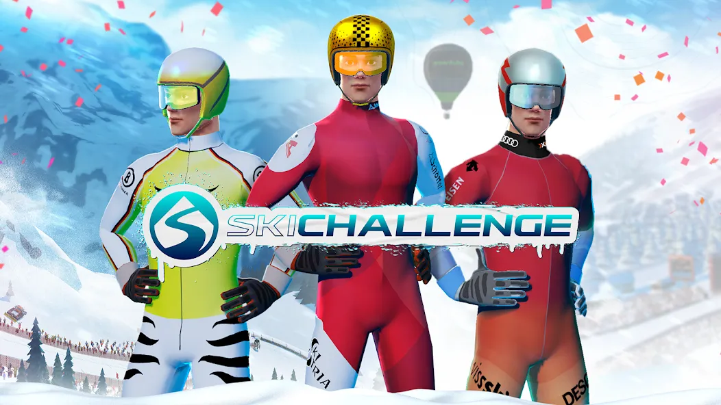 Ski Challenge (Ски Челлендж)  [МОД Бесконечные монеты] Screenshot 1