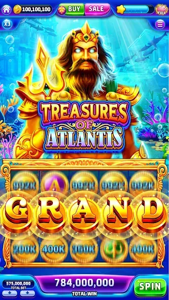 Jackpotland-Vegas Casino Slots (Джекпотлэнд)  [МОД Unlocked] Screenshot 3