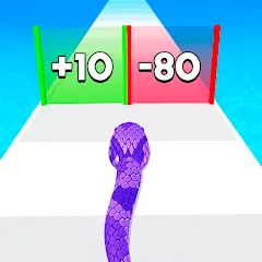 Взлом Snake Run Race・3D Running Game (Снейк Ран Рейс)  [МОД Много денег] - последняя версия apk на Андроид