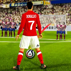 Скачать взлом Soccer Kick Football Champion  [МОД Много денег] - полная версия apk на Андроид