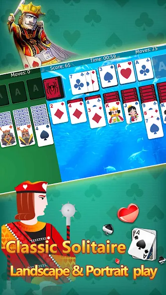 klondike solitaire :card shark  [МОД Mega Pack] Screenshot 5