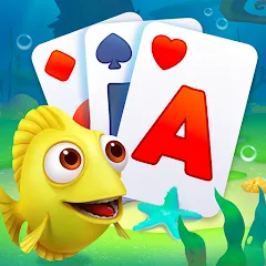 Взлом Solitaire TriPeaks Fish (Солитер ТриПикс Рыбка)  [МОД Menu] - стабильная версия apk на Андроид