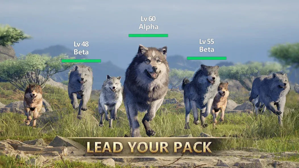 Wolf Game: Wild Animal Wars (Вулф Гейм)  [МОД Много монет] Screenshot 4