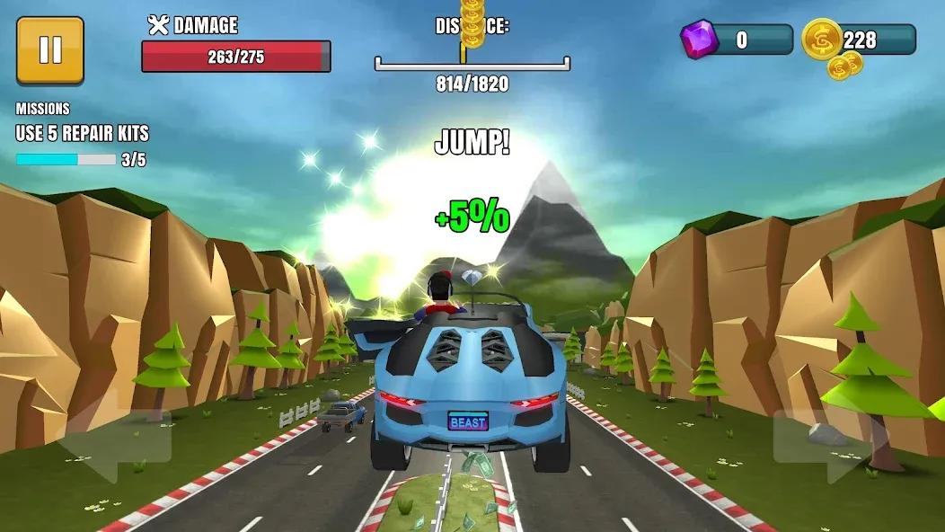 Faily Brakes 2: Car Crash Game (Фэйли Брейкс 2)  [МОД Бесконечные монеты] Screenshot 4