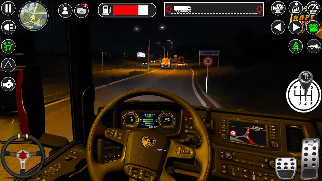 Euro Cargo Truck Simulator 3D  [МОД Mega Pack] Screenshot 2