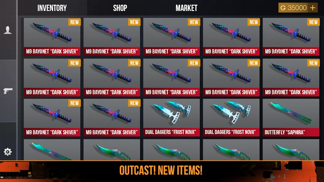 Case Opener: Skins Simulator  [МОД Unlimited Money] Screenshot 2