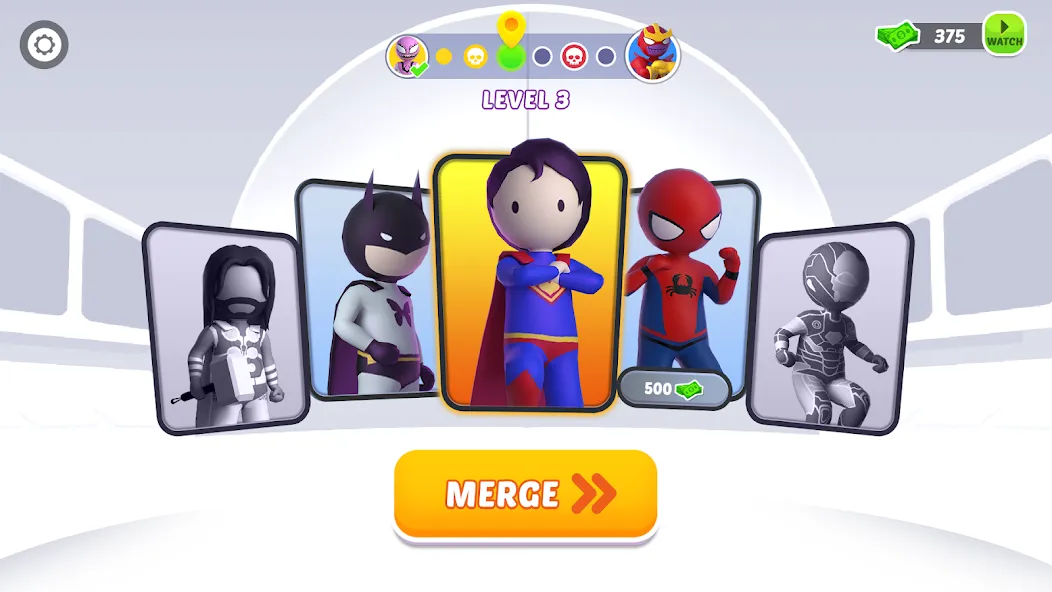 Stick Hero: Comic Superhero (Стик Хиро)  [МОД Бесконечные деньги] Screenshot 1