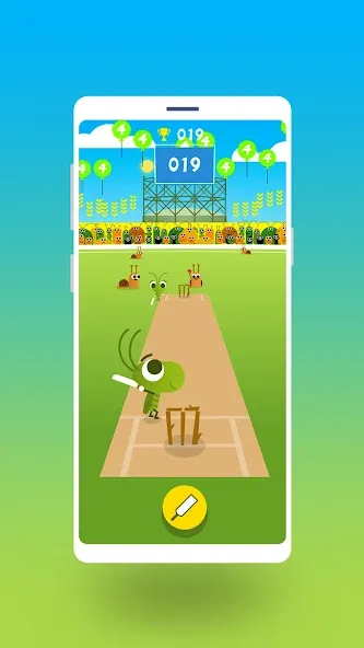 Cric Game - Doodle Cricket (Крик Гейм)  [МОД Menu] Screenshot 1