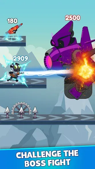 Stick Shooter: Battle Game (Стик Шутер)  [МОД Много монет] Screenshot 3