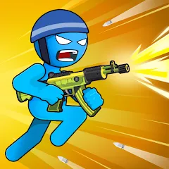 Скачать взломанную Stick Shooter: Battle Game (Стик Шутер)  [МОД Много монет] - стабильная версия apk на Андроид