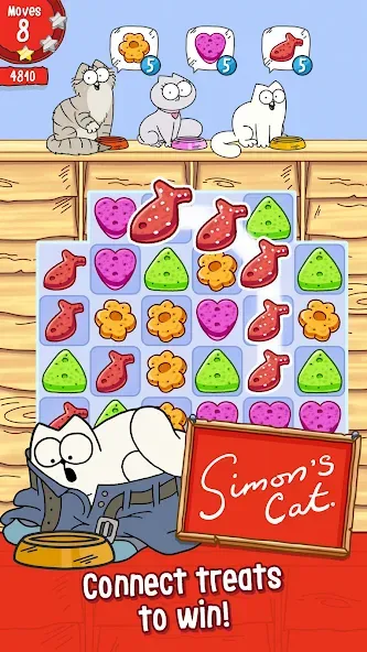 Simon’s Cat Crunch Time  [МОД Unlimited Money] Screenshot 1