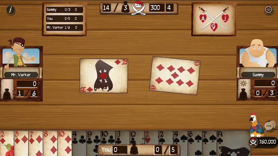 Spades Cutthroat Pirates (Спейдс Каттхроат Пирейтс)  [МОД Unlimited Money] Screenshot 2