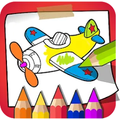 Скачать взломанную Coloring Book - Kids Paint  [МОД Unlocked] - последняя версия apk на Андроид