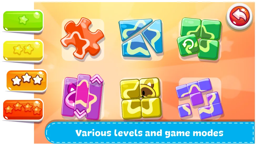 Kids Games - Puzzle World  [МОД Бесконечные монеты] Screenshot 2