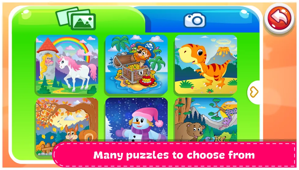 Kids Games - Puzzle World  [МОД Бесконечные монеты] Screenshot 3