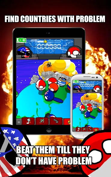 Polandball: Not Safe For World (Поландбол)  [МОД Unlimited Money] Screenshot 1