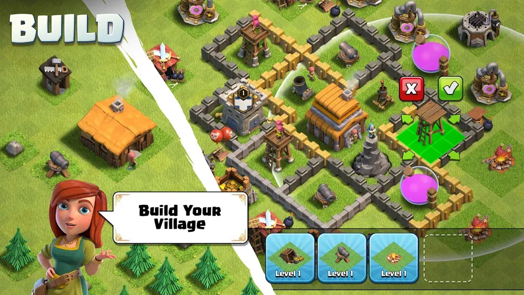 Clash of Clans (Клэш оф Клэнс)  [МОД Бесконечные монеты] Screenshot 4