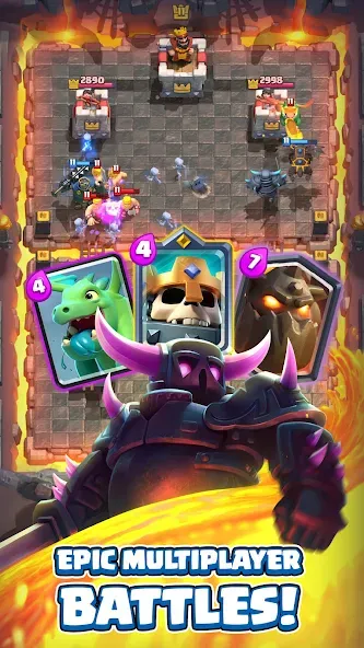 Clash Royale (Клаш Рояль)  [МОД Бесконечные монеты] Screenshot 1