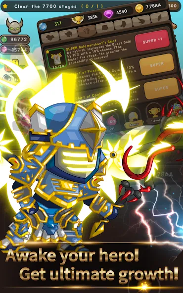 +9 God Blessing Cash Knight  [МОД Unlocked] Screenshot 5