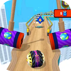 Взломанная Rolling Balls 3D (Гоинг Боллс 3Д)  [МОД Unlocked] - стабильная версия apk на Андроид