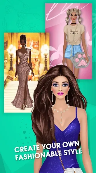 Fashion Triple Match: Dress Up (Фэшн Мердж)  [МОД Menu] Screenshot 1