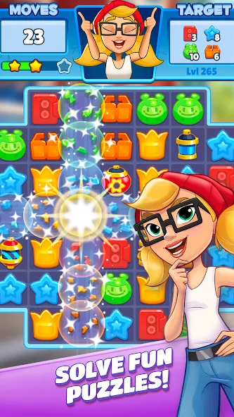 Subway Surfers Match (Сабвей Серферс Матч)  [МОД Бесконечные деньги] Screenshot 1