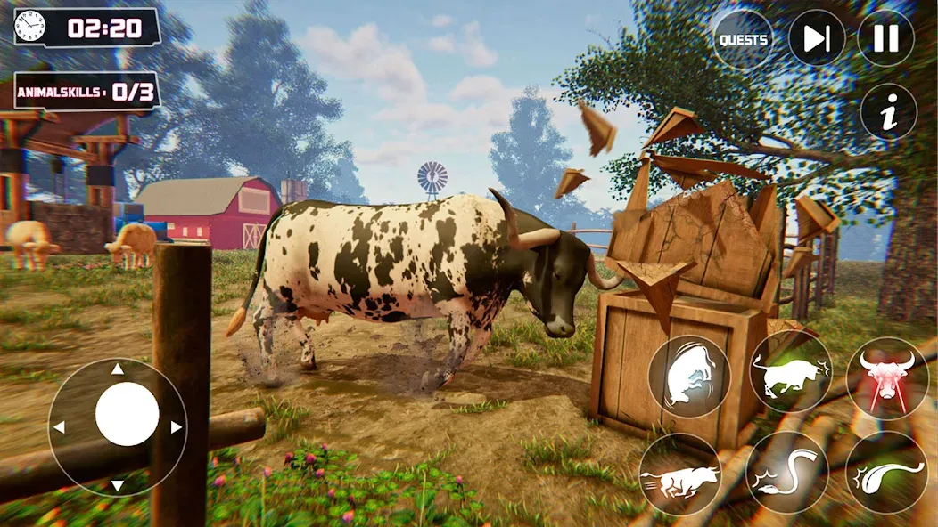 Scary Cow Simulator Rampage (Скари)  [МОД Unlocked] Screenshot 2