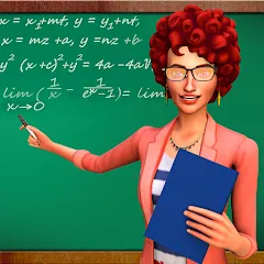 Взлом High School Teacher Sim Games  [МОД Все открыто] - последняя версия apk на Андроид