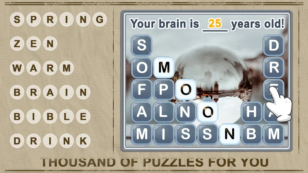 Word Crush - Fun Puzzle Game (Уорд Краш)  [МОД Бесконечные деньги] Screenshot 3