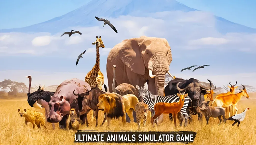 Savanna Safari: Land of Beasts (Саванна игра выживания животных)  [МОД Unlocked] Screenshot 5