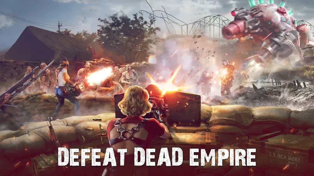 Dead Empire: Zombie War (Дед Эмпайр)  [МОД Много монет] Screenshot 5