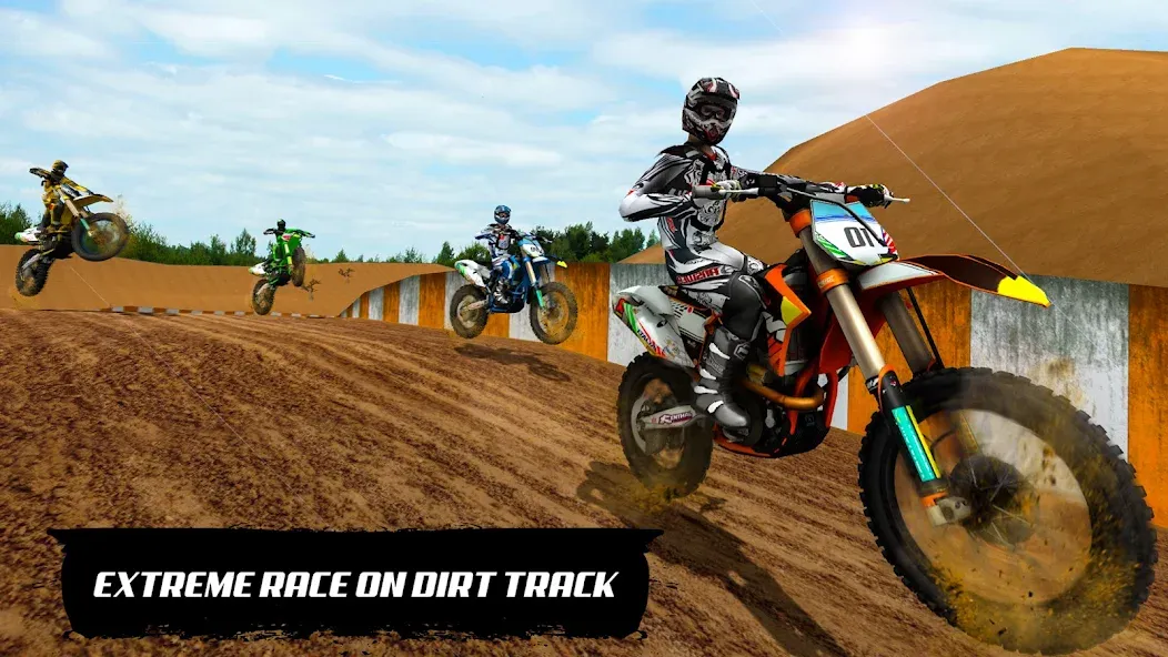 Motocross Dirt Bike Champions (Мотокросс Чемпионы Грязевых Мотоциклов)  [МОД Много денег] Screenshot 5