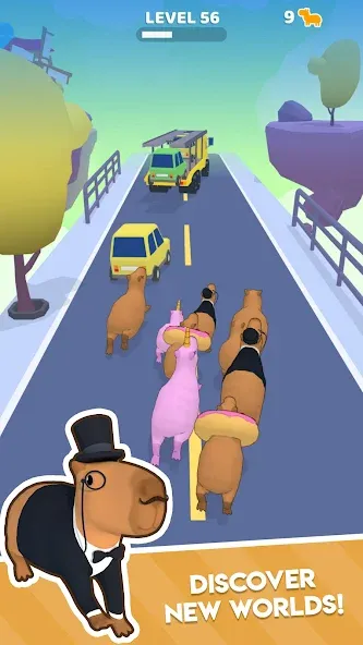 Capybara Rush (Капибара Раш)  [МОД Много денег] Screenshot 4