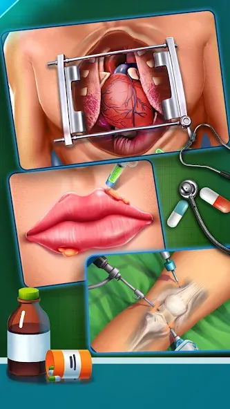 Surgery Doctor Simulator Games  [МОД Бесконечные деньги] Screenshot 4