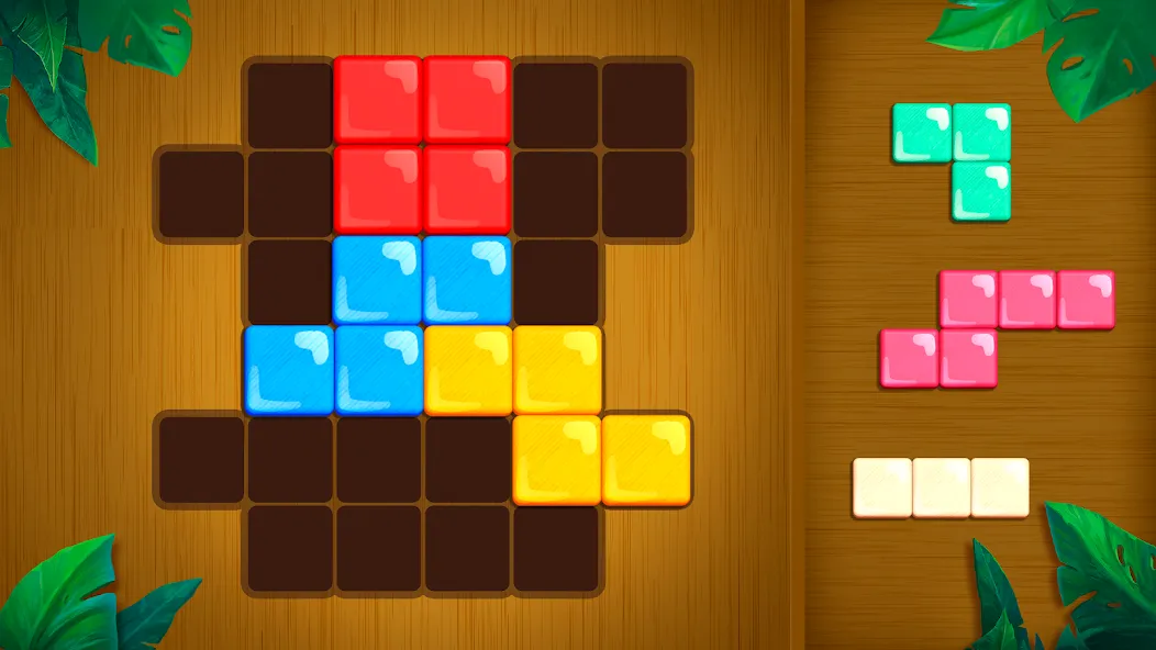 Block King - Brain Puzzle Game (Блок Кинг)  [МОД Бесконечные монеты] Screenshot 1