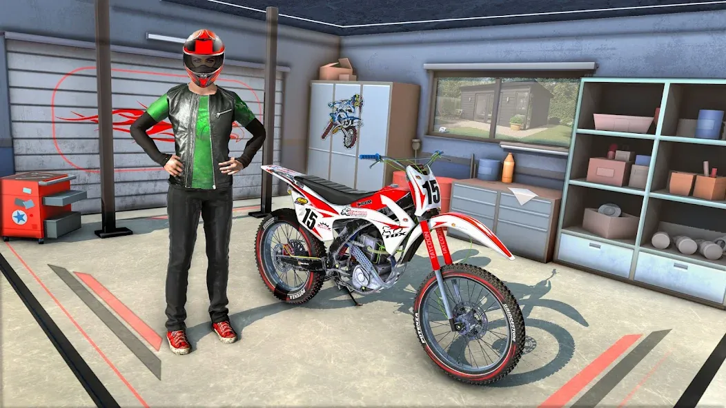 Bike Stunt Race Tricks Master  [МОД Бесконечные монеты] Screenshot 2